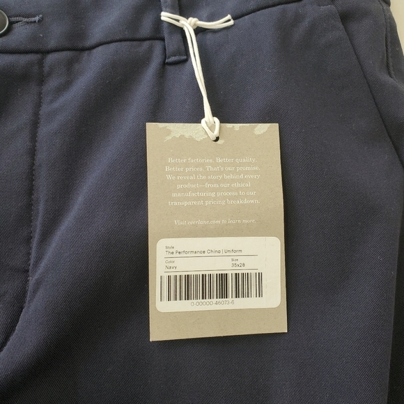 NEW Everlane |‎ Mens Performance Chino Crop Pant 35x27 - Picture 6 of 12